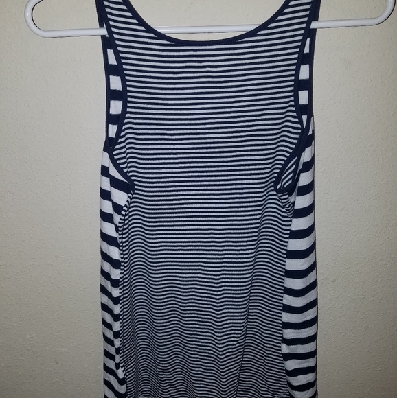 Navy striped tank size XL - Picture 2 of 4